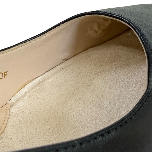 Cole Haan Go To Park Black Leather Almond Toe Pumps Size 5.5B - Picture 12 of 16
